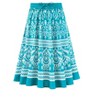 Collections Etc Border Print Pull On Skirt - 4 of 4