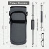 BABYYER Water Bottle Holder with Strap, Water Bottle Carrier Bag with Phone Pocket, Shoulder Hand Strap Insulated Neoprene 32oz - 2 of 4