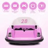 12V Kids Ride-On Bumper Car, Electric Toddler Vehicle with Remote Control, Battery Display, 360° Spin, LED Lights, MP3 & USB - 2 of 4