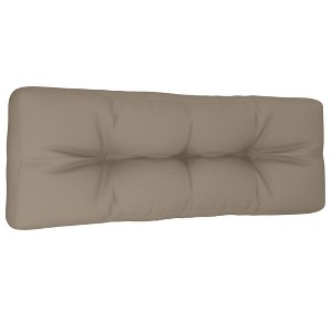 vidaXL Outdoor Pallet Cushion - Taupe, Water-Repellent, Hollow Fiber Filling 47.2"x15.7"x4.7" - 1 of 4
