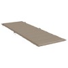 vidaXL Sun Lounger Cushion Taupe 73.2"x22.8"x1.2" Oxford Fabric - 4 of 4