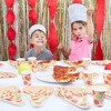 Blue Panda Pizza Party Supplies Kit (24PC) Plates, Cups, Napkins for Birthdays Kids Parties - 2 of 4