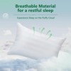 Heycuzi Queen Size Pillows for Sleeping: Hotel Quality - Down Alternative Microfiber Filled for Back, Stomach Side Sleepers Breathable Skin-Friendly - image 3 of 4