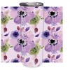 Elanze Designs Floral Dots Purple Green 20 ounce Stainless Steel Travel Tumbler - 2 of 4