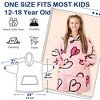 Catalonia Kid Wearable Blanket Hoodie Sweatshirt, Oversized Fleece Girl Soft Hoodie Sweatshirt with Large Front Pocket, Cozy Gift for Teen Boy Girl - 3 of 4