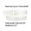 Allegra K Women's Clear  Skinny Belts for Jeans and Dresses - 3 of 4