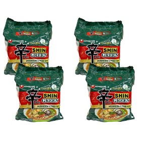Nong Shim Shin Ramyun Green - 4 pack, 17.6 oz - 1 of 3