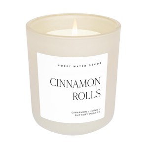 Sweet Water Decor Cinnamon Rolls 15oz Matte Candle - Tan - 1 of 3