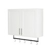 Chery Life 31.5'' x 11.81'' x 29.92'' in Bathroom Wall Cabinet with Adjustable Shelf, Towel Bar, 5 Hooks, Storage Cabinet for Bathroom, Kitchen - 4 of 4