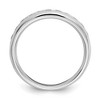 Black Bow Jewelry 14K White Gold 1/6 to 3/4Ctw Lab Created Diamond 11-Stone Channel Band - 2 of 4