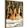 Amanti Art Sleepy Bunny Forest by Justyna Jaszke Framed Canvas Wall Art - 2 of 4
