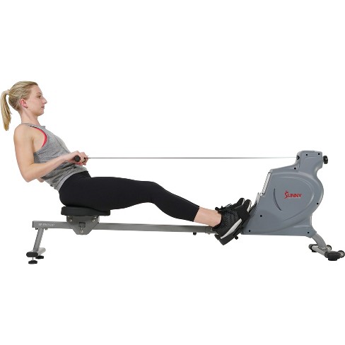 Sunny Health & Fitness Space Efficient Convenient Magnetic Rowing ...