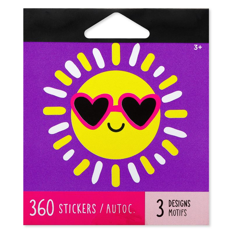 360ct Summer Icon Mini Sticker Pads, 4 of 6