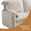 800LBS Down filled sofas, 60 inch minimalist sofa, with multiple colors in the living room - Leovsnove - 4 of 4
