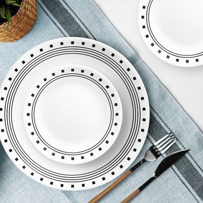 Corelle 16pc Vitrelle City Block Dinnerware Set : Target