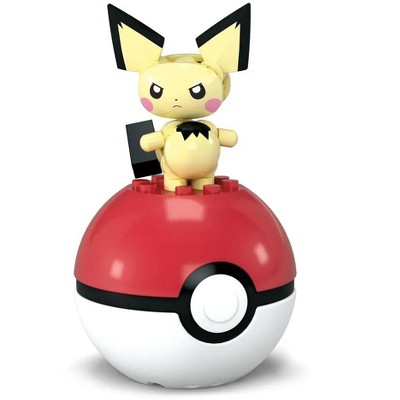 MEGA Construx Pokémon Evergreen Poké Ball Buildable Figures – Squirtle, Pikachu, Charmander, Eevee, Pichu & Bulbasaur – Build, Play & Display, 2 of 4