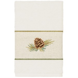 Linum Home Textiles 100% Turkish Cotton PIERRE Embellished Towel Set - 1 of 2