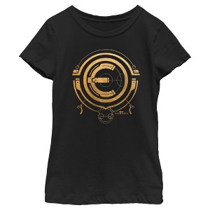 Girl's Marvel Eternals Golden Logo T-Shirt - 1 of 4