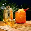 Viski Pacific Pineapple Cocktail Shaker – Tropical Themed Cocktail Shaker for Tiki Drinks – Stainless Steel with Gold Finish - Set of 1 - 4 of 4