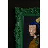 Wall Art – Set of Three Framed Acrylic Portrait Paintings in Bright Colors by Kalalou - 3 of 4