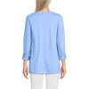 Lands' End Women's Supima Cotton Adjustable 3/4 Sleeve Boatneck Tunic - 2 of 4