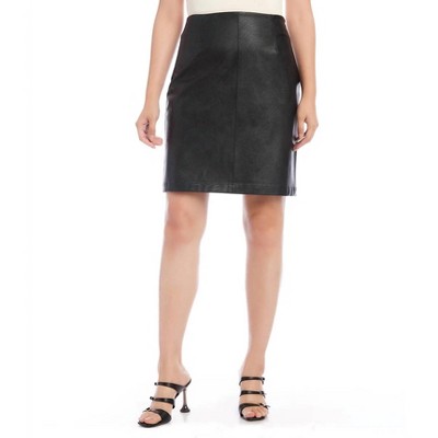 Women's Vegan Mini Skirt - Karen Kane