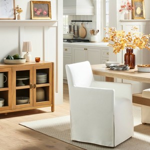 Canvas Slipcover Dining Chair - Hearth & Hand™ with Magnolia - 1 of 4
