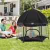 Infans 53" Outdoor Baby Playpen w/ Canopy & Carrying Bag Portable Play Yard Toddlers - 4 of 4