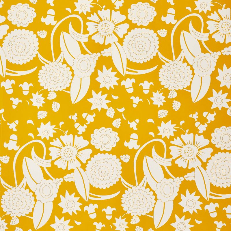 Idris Flower Wallpaper Pharaoh Gold - Opalhouse&#8482; designed with Jungalow&#8482;, 4 of 6