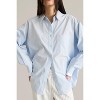 Women's Button Down Contrast Sleeve Shirt - MOD REF - 2 of 4