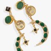 Alex and Ani Malachite Charm Earrings - 3 of 4