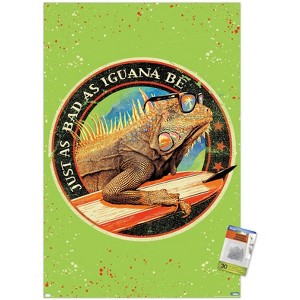 Trends International Jim Baldwin - Iguana Unframed Wall Poster Prints - 1 of 4