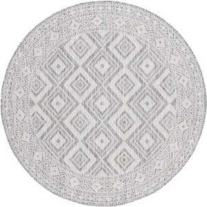 Courtyard CY8998 UV & Stain Resistant Non-Shedding Power Loomed Indoor/Outdoor Rugs - Safavieh - 1 of 4