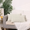 Unique Bargains Corduroy Decorative Modern Solid Throw Pillow Covers 2 Pcs - 2 of 4