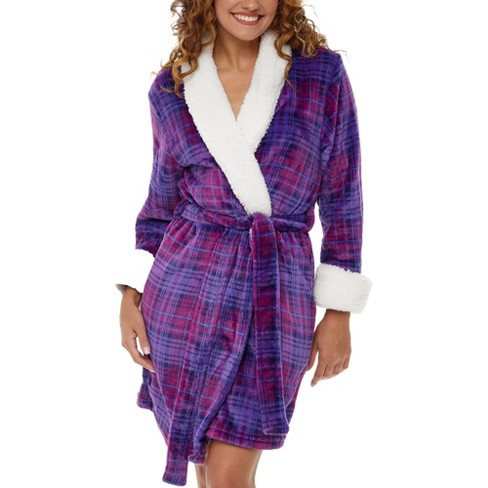 Womens dressing cheap gown purple