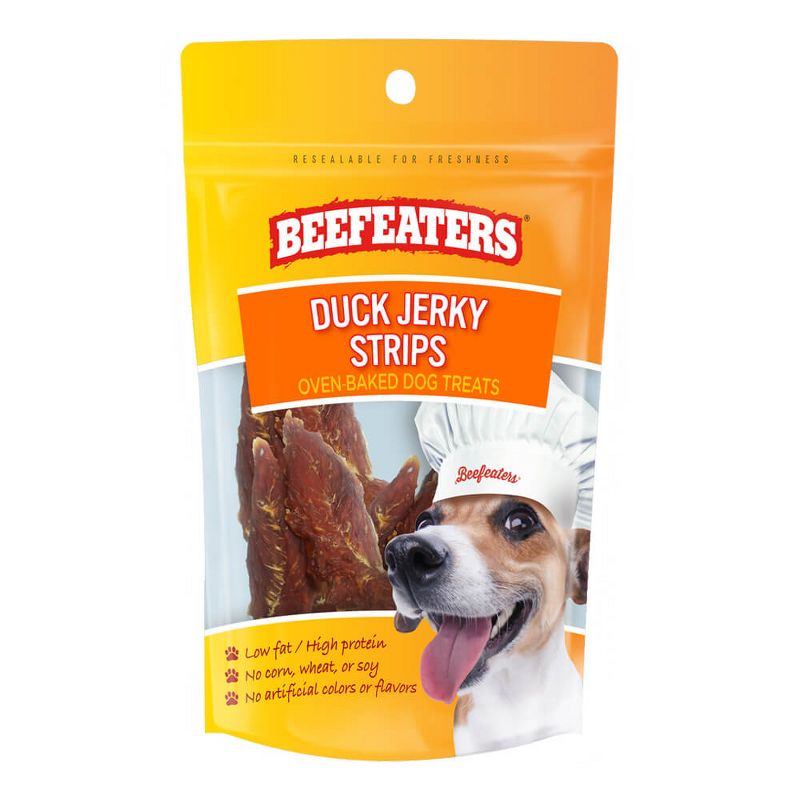 Beefeaters Duck Jerky Strips, 1.58oz, Case of 12, 1 of 3