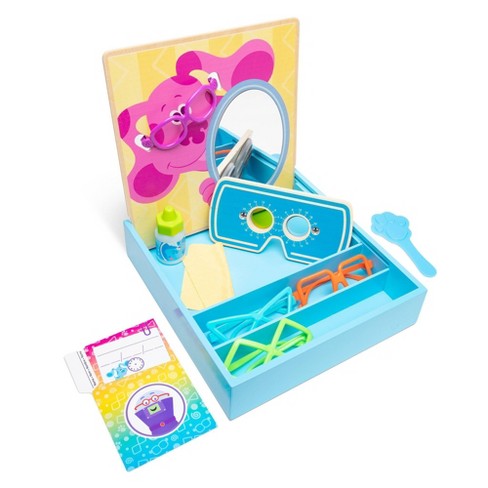 Melissa & Doug Blue's Clues & You! Wooden Birthday Party Play  Set (38 Pieces) : Toys & Games