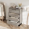 Jojoka 4 Dresser for Bedroom,Freestanding Vertical Drawer Cabinet with Storage for Living Room - 2 of 4