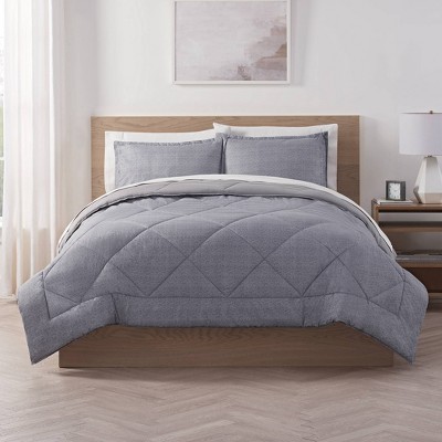 Supersoft Reversible Cooling Comforter Set - Serta : Target