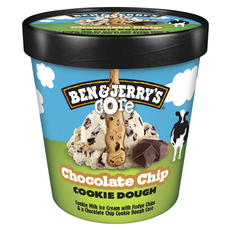 Ben &#38; Jerry&#39;s Cookie Core Chocolate Chip Cookie Ice Cream - 1pt, 3 of 7