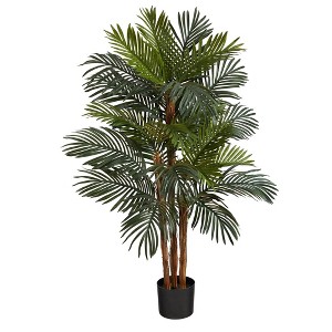 Nearly Natural 4-ft Robellini Palm Artificial Tree - 1 of 4