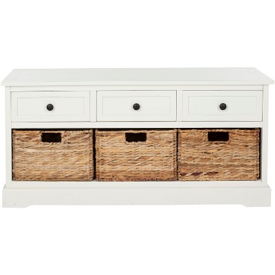 Damien 3 Drawer Storage Bench  - Safavieh