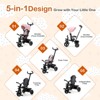 Infans 4-in-1 Baby Tricycle Toddler Trike w/ Convertible Seat Pink - 4 of 4