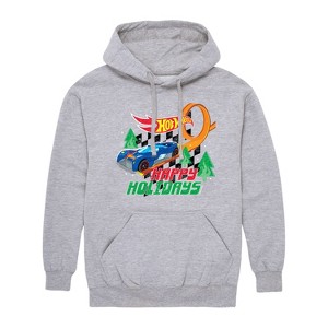 Men's - Hot Wheels - Holiday Merchandise Graphic Fleece Pullover Hoodie - 1 of 4