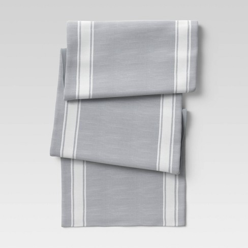 Linen table runner - Comfort grey