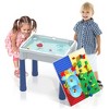 PICASSO-TILES Bricks Building Blocks for Kids, 331PCS Activity Play Table Set, Construction STEM Building Blocks Educational Magnetic Toy - 2 of 4