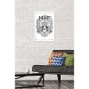 Trends International HIM - Skull Flourish Framed Wall Poster Prints - 2 of 4