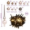 vidaXL Christmas Ball Set Set of 61 - Rose Gold - 4 of 4