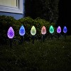 GE Color Effects 8-Count RGB G-60 LED Pathway Lights Multicolor 9.3-FT - 2 of 3