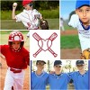 Baseball Rhinestone Necklace - Sparkly Elastic Chain for Men & Boys, Sports Jewelry Gift - 3 of 4